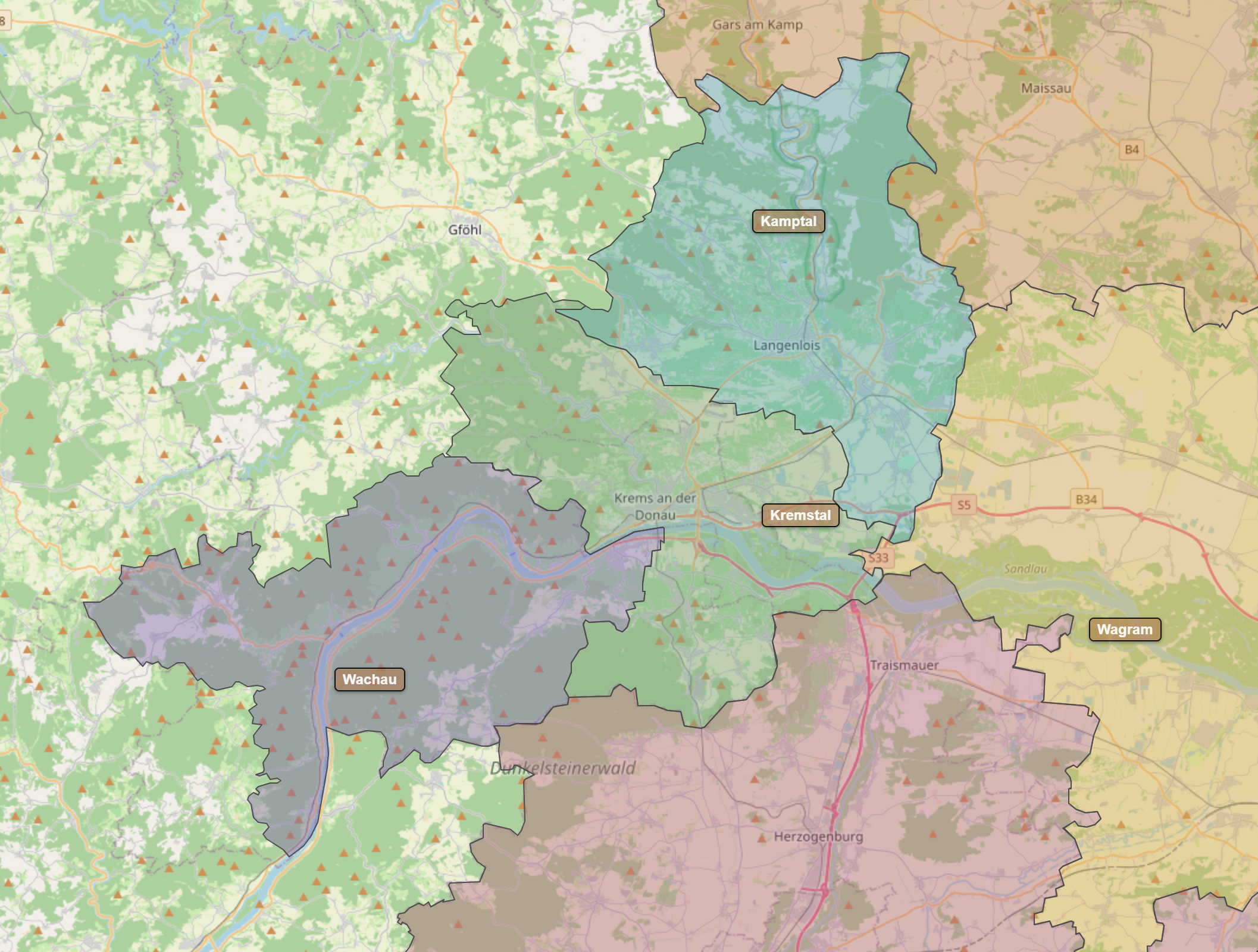 Billede fra regionen Kremstal